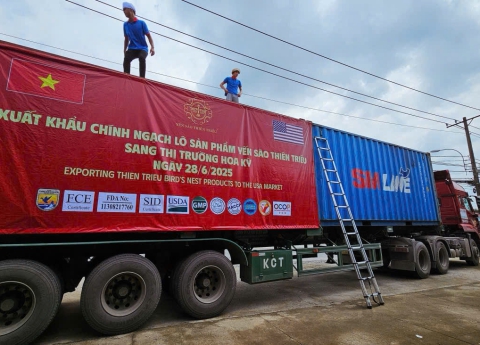 Yến Sào Thiên Triều Xuất Khẩu Hơn 2000 Thùng Sang Thị Trường Mỹ – Khẳng Định Uy Tín Quốc Tế